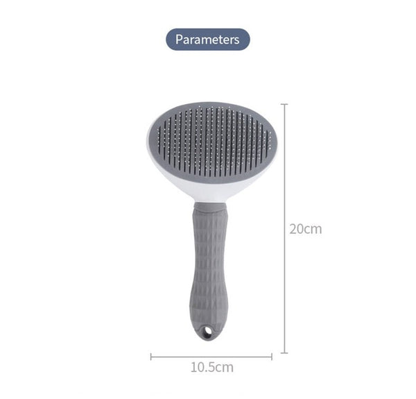 Dog Hair Removal Comb Grooming Brush Stainless Steel Cats Combs Automatic Non-slip Brushs for Dogs Cleaning Supplies - Vimost Shop