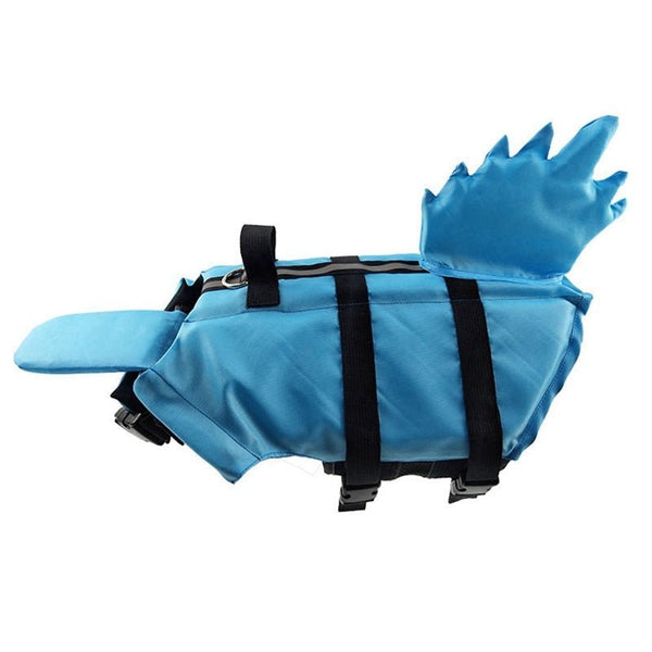 Dog Life Vest Summer Shark Pet Life Jacket Dog Clothes Dogs Swimwear Pets Swimming Suit New - Vimost Shop