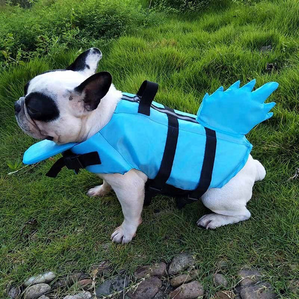 Dog Life Vest Summer Shark Pet Life Jacket Dog Clothes Dogs Swimwear Pets Swimming Suit New - Vimost Shop