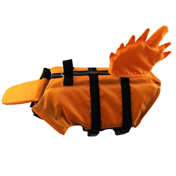 Dog Life Vest Summer Shark Pet Life Jacket Dog Clothes Dogs Swimwear Pets Swimming Suit New - Vimost Shop