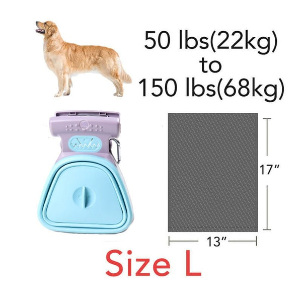 Dog Pet Travel Foldable Pooper Scooper With 1 Roll Decomposable bags Poop Scoop Clean Pick Up Excreta Cleaner Epacket Shipping - Vimost Shop