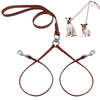 Double Dog Leash for Two Small Dogs Puppy Leather NoTangle Dual Leash Coupler Strength Tested for Walking and Training 2 Dogs - Vimost Shop