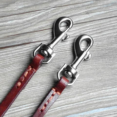 Double Dog Leash for Two Small Dogs Puppy Leather NoTangle Dual Leash Coupler Strength Tested for Walking and Training 2 Dogs - Vimost Shop