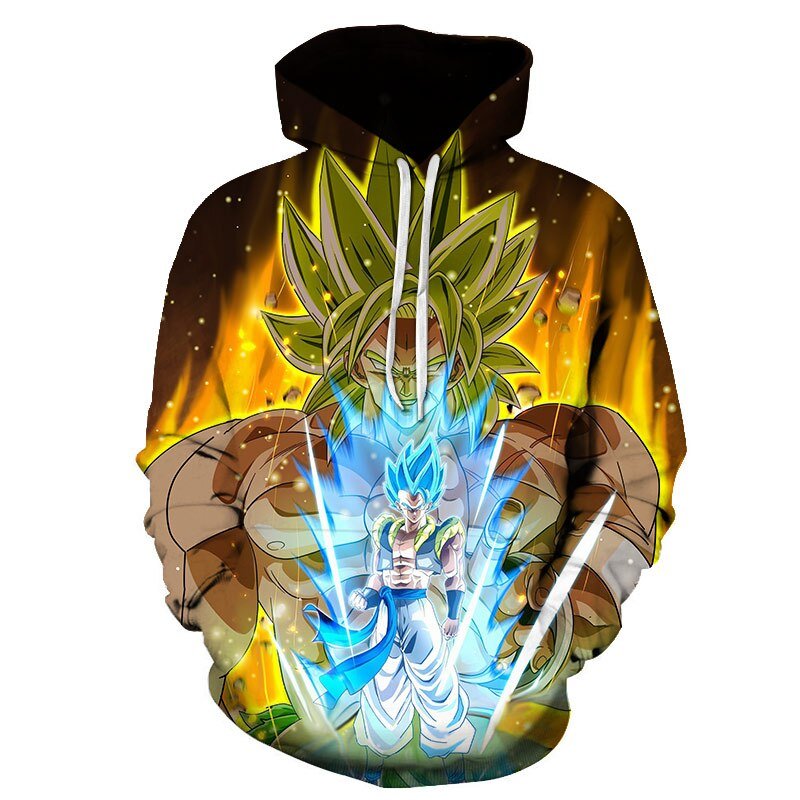 Dragon ball Anime 3D hoodies Men Women Hooded Sweatshirt Dragonball Son Goku Casual Pockets Streetwear Autumn Tops - Vimost Shop