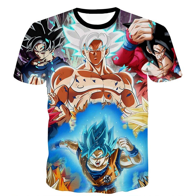 Dragon Ball DBZ Bulma Super Saiyan Vegeta T-shirt 3D Men Women Anime Kid Goku Goten Gohan T shirt Harajuku Summer Tee Shirts - Vimost Shop