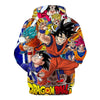 Dragon Ball Hoodie Men 3D Sweatshirts Super Saiyan Goku Printed Hooded Pullover Teen Fashion Cartoon Hoody Streetwear - Vimost Shop