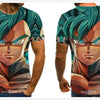 Dragon Ball Series Boys Clothing Anime Harajuku Tops Summer Fashion Men's T-shirt 3D O-Neck Shirt Large Size Streetwear - Vimost Shop