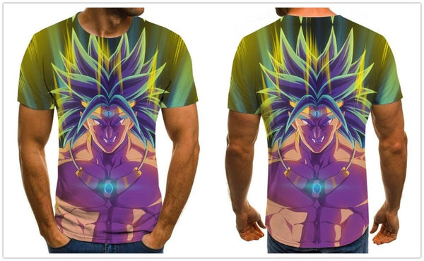 Dragon Ball Series Boys Clothing Anime Harajuku Tops Summer Fashion Men's T-shirt 3D O-Neck Shirt Large Size Streetwear - Vimost Shop