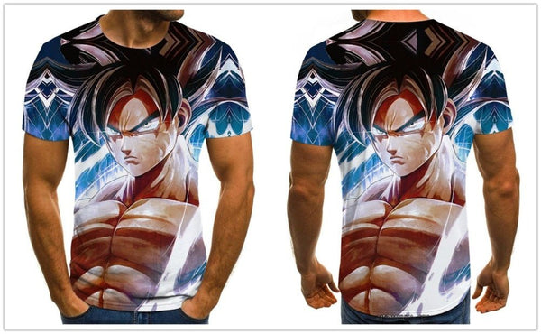 Dragon Ball Series Boys Clothing Anime Harajuku Tops Summer Fashion Men's T-shirt 3D O-Neck Shirt Large Size Streetwear - Vimost Shop