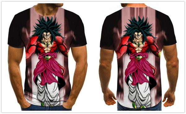 Dragon Ball Series Boys Clothing Anime Harajuku Tops Summer Fashion Men's T-shirt 3D O-Neck Shirt Large Size Streetwear - Vimost Shop