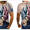 Dragon Ball Series Boys Clothing Anime Harajuku Tops Summer Fashion Men's T-shirt 3D O-Neck Shirt Large Size Streetwear - Vimost Shop