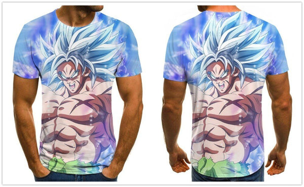 Dragon Ball Series Boys Clothing Anime Harajuku Tops Summer Fashion Men's T-shirt 3D O-Neck Shirt Large Size Streetwear - Vimost Shop