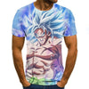 Dragon Ball Series Boys Clothing Anime Harajuku Tops Summer Fashion Men's T-shirt 3D O-Neck Shirt Large Size Streetwear - Vimost Shop