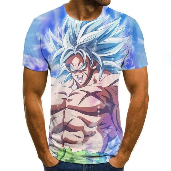 Dragon Ball Series Boys Clothing Anime Harajuku Tops Summer Fashion Men's T-shirt 3D O-Neck Shirt Large Size Streetwear - Vimost Shop