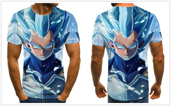 Dragon Ball Series Boys Clothing Anime Harajuku Tops Summer Fashion Men's T-shirt 3D O-Neck Shirt Large Size Streetwear - Vimost Shop