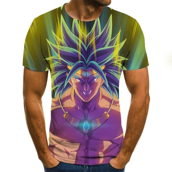 Dragon Ball Series Boys Clothing Anime Harajuku Tops Summer Fashion Men's T-shirt 3D O-Neck Shirt Large Size Streetwear - Vimost Shop