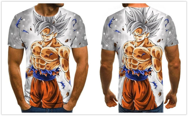 Dragon Ball Series Boys Clothing Anime Harajuku Tops Summer Fashion Men's T-shirt 3D O-Neck Shirt Large Size Streetwear - Vimost Shop