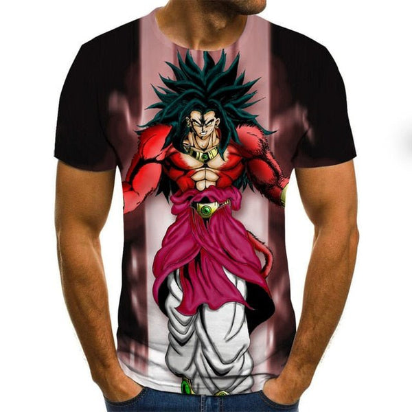 Dragon Ball Series Boys Clothing Anime Harajuku Tops Summer Fashion Men's T-shirt 3D O-Neck Shirt Large Size Streetwear - Vimost Shop