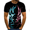 Dragon Ball Series Boys Clothing Anime Harajuku Tops Summer Fashion Men's T-shirt 3D O-Neck Shirt Large Size Streetwear - Vimost Shop