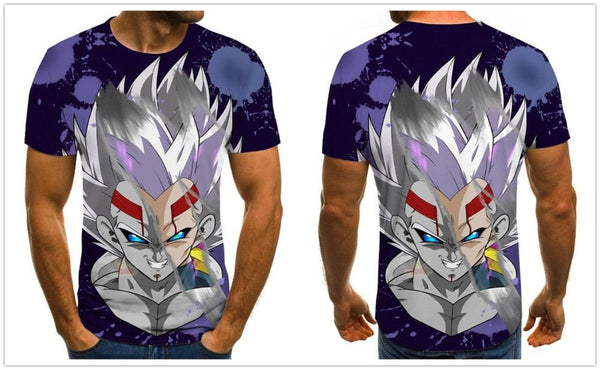 Dragon Ball Series Boys Clothing Anime Harajuku Tops Summer Fashion Men's T-shirt 3D O-Neck Shirt Large Size Streetwear - Vimost Shop