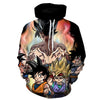 Dragon Ball Super 3D Hoodie Men /Women Spring Autumn Fashion Sweatshirt Unisex Japanese Anime Goku Print Jacket Outerwear - Vimost Shop