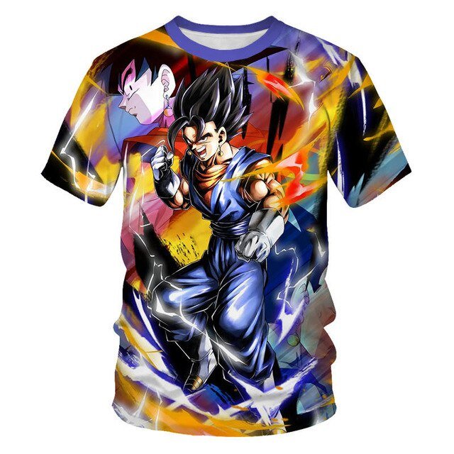 Dragon Ball T Shirt Men Summer Dragon Ball Z super Son Goku Slim Fit Cosplay 3D T-Shirts Vegeta Cool Anime Style Tshirt Homme - Vimost Shop