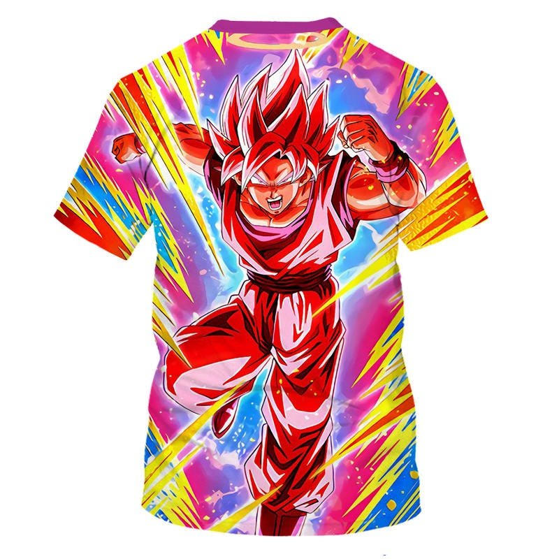 Dragon Ball T Shirt Men Summer Dragon Ball Z super Son Goku Slim Fit Cosplay 3D T-Shirts Vegeta Cool Anime Style Tshirt Homme - Vimost Shop
