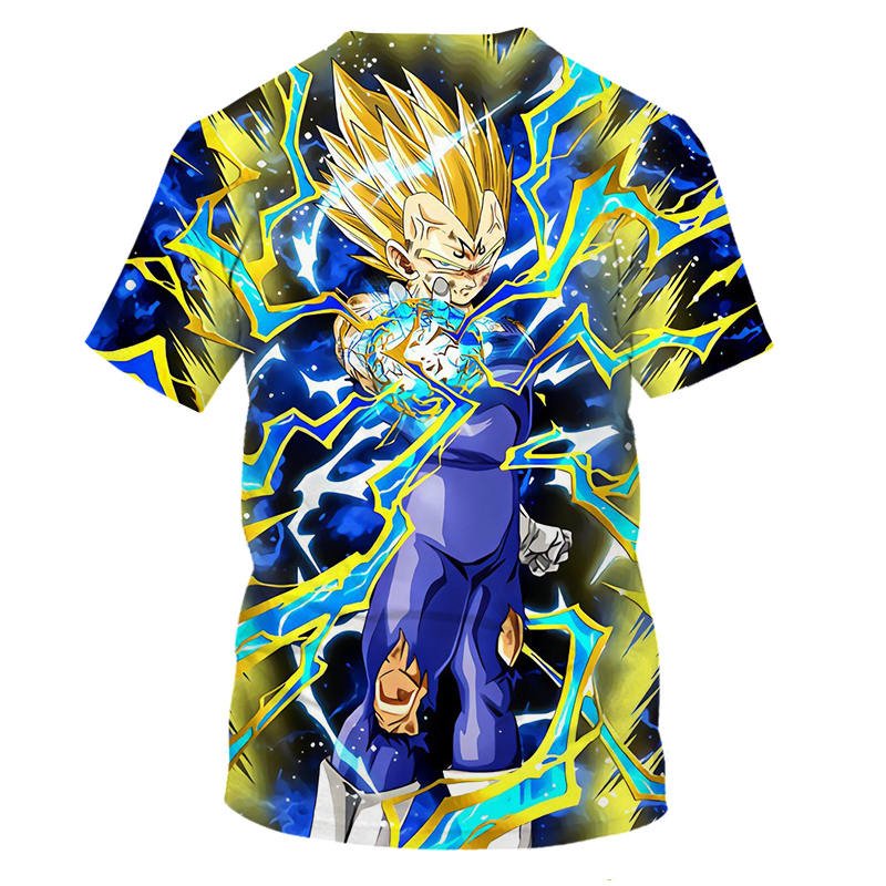Dragon Ball T Shirt Men Summer Dragon Ball Z super Son Goku Slim Fit Cosplay 3D T-Shirts Vegeta Cool Anime Style Tshirt Homme - Vimost Shop