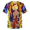 Dragon Ball T Shirt Men Summer Dragon Ball Z super Son Goku Slim Fit Cosplay 3D T-Shirts Vegeta Cool Anime Style Tshirt Homme - Vimost Shop