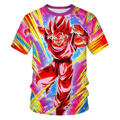 Dragon Ball T Shirt Men Summer Dragon Ball Z super Son Goku Slim Fit Cosplay 3D T-Shirts Vegeta Cool Anime Style Tshirt Homme - Vimost Shop