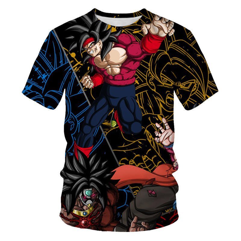 Dragon Ball T Shirt Men Summer Dragon Ball Z super Son Goku Slim Fit Cosplay 3D T-Shirts Vegeta Cool Anime Style Tshirt Homme - Vimost Shop