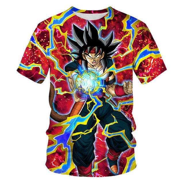 Dragon Ball T Shirt Men Summer Dragon Ball Z super Son Goku Slim Fit Cosplay 3D T-Shirts Vegeta Cool Anime Style Tshirt Homme - Vimost Shop