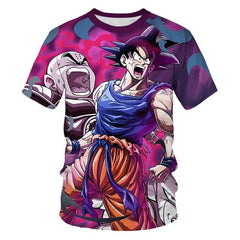 Dragon Ball T Shirt Men Summer Dragon Ball Z super Son Goku Slim Fit Cosplay 3D T-Shirts Vegeta Cool Anime Style Tshirt Homme - Vimost Shop