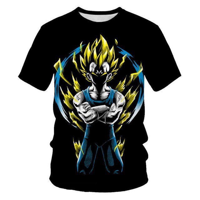 Dragon Ball T Shirt Men Summer Dragon Ball Z super Son Goku Slim Fit Cosplay 3D T-Shirts Vegeta Cool Anime Style Tshirt Homme - Vimost Shop