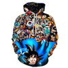 Dragon Ball Z 3D Hoodies Men/Women Pullovers Sweatshirts Strong Goku Print Male Hooded Tracksuits Hoody - Vimost Shop