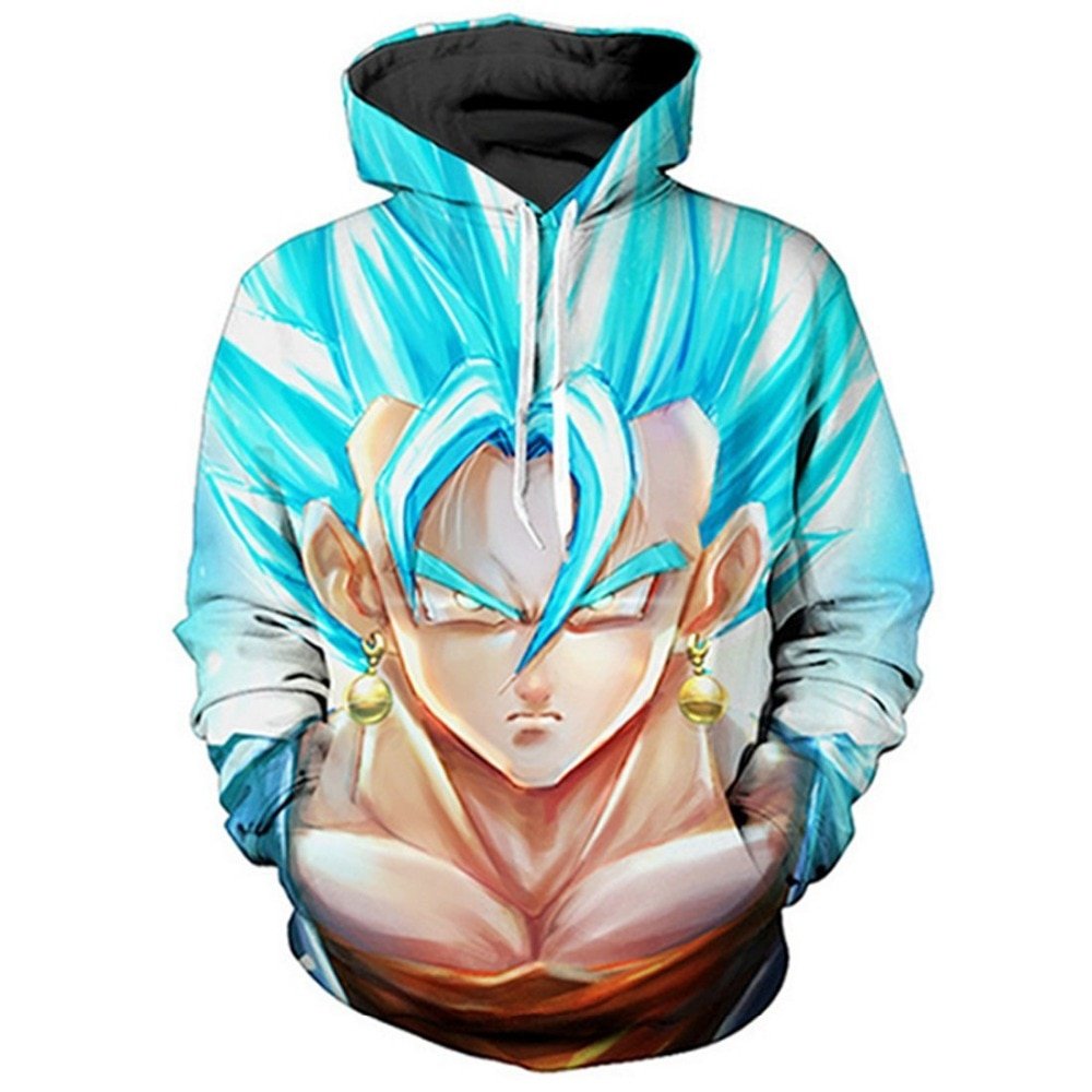 Dragon Ball Z Goku 3D Hoodies Anime Hoodie Unisex 3D Print Fashion Streetwear Hip Hop Punk Hoodies Harajuku Hooded Plus Size - Vimost Shop