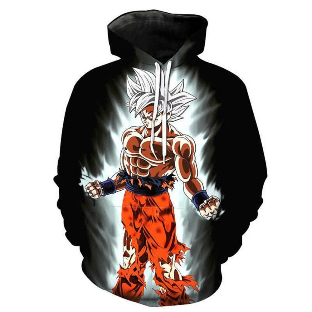 Dragon Ball Z Goku 3D Hoodies Anime Hoodie Unisex 3D Print Fashion Streetwear Hip Hop Punk Hoodies Harajuku Hooded Plus Size - Vimost Shop