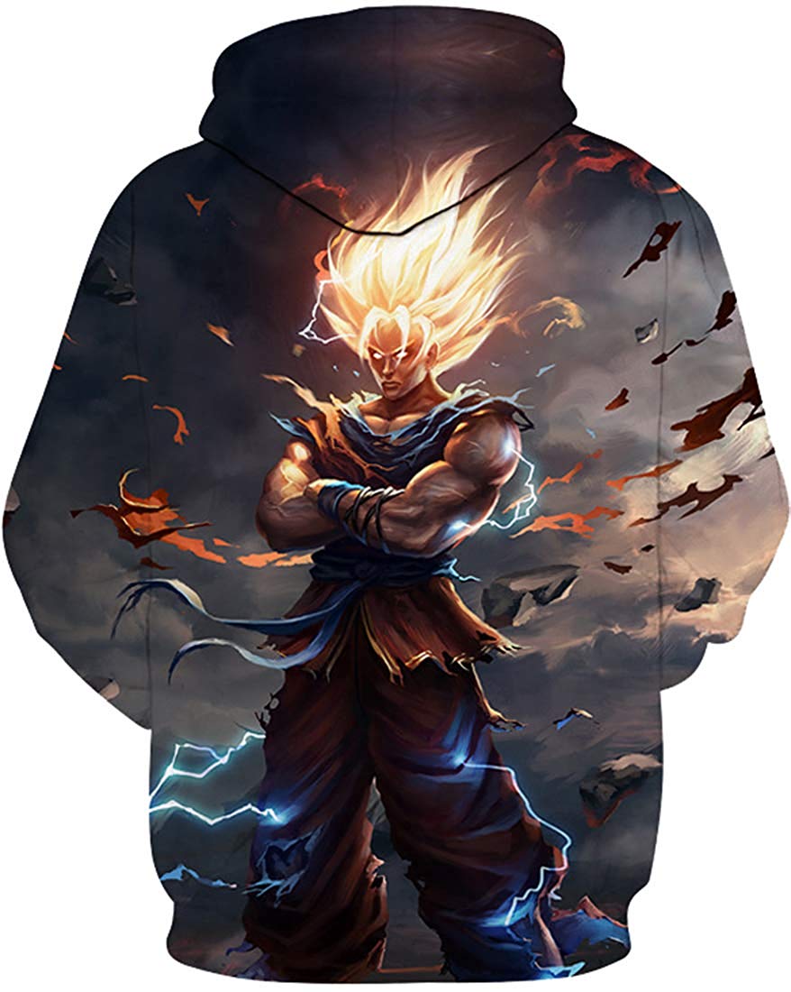 Dragon Ball Z Goku Anime 3D Print Hoodies Sweatshirts Harajuku Cartoon Hooded Women/Men long sleeve hip hop streetwear Clothes - Vimost Shop