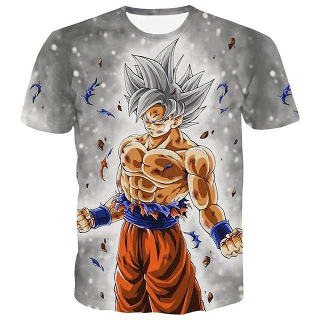 Dragon Ball Z Goku Black Vegeta 3D T-shirt Men 2019 Summer Anime T shirt O-Neck Tshirt Casual Brand Dragonball Tops Tee - Vimost Shop