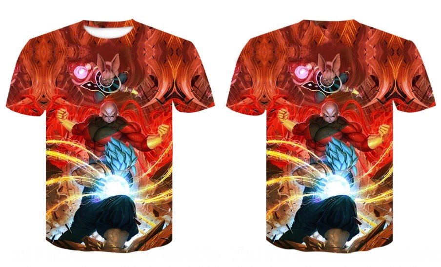 Dragon Ball Z Goku Black Vegeta 3D T-shirt Men 2019 Summer Anime T shirt O-Neck Tshirt Casual Brand Dragonball Tops Tee - Vimost Shop