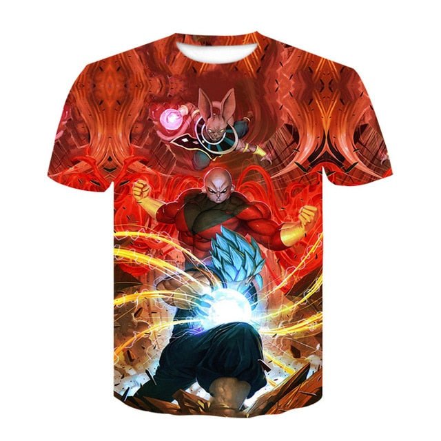 Dragon Ball Z Goku Black Vegeta 3D T-shirt Men 2019 Summer Anime T shirt O-Neck Tshirt Casual Brand Dragonball Tops Tee - Vimost Shop