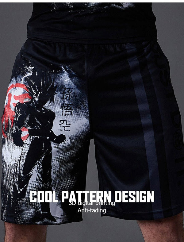 dragon ball z GOKU Loose Sport Shorts Men Cool Summer Basketball Short Pants Hot Sale Sweatpants No belt - Vimost Shop