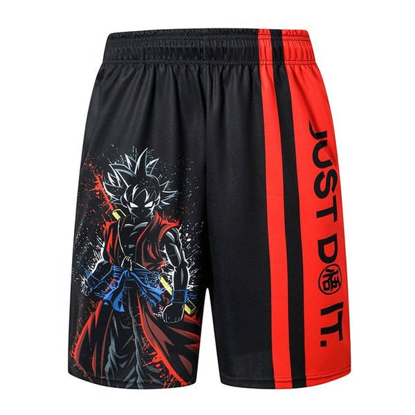 dragon ball z GOKU Loose Sport Shorts Men Cool Summer Basketball Short Pants Hot Sale Sweatpants No belt - Vimost Shop