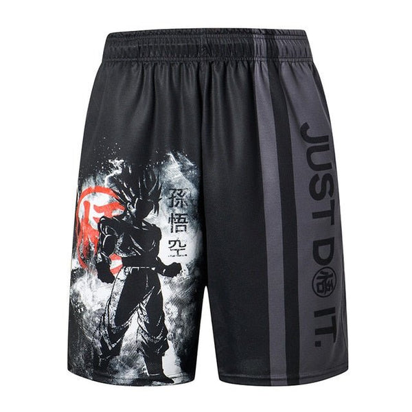 dragon ball z GOKU Loose Sport Shorts Men Cool Summer Basketball Short Pants Hot Sale Sweatpants No belt - Vimost Shop