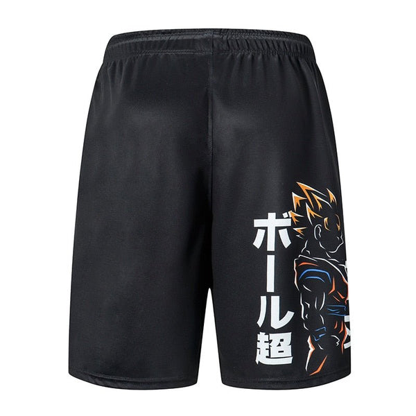 dragon ball z GOKU Loose Sport Shorts Men Cool Summer Basketball Short Pants Hot Sale Sweatpants No belt - Vimost Shop