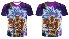 Dragon Ball Z Goku Summer Fashion Tee Tops Men / Boys Master Roshi Print Cartoon T-shirt Plus Size - Vimost Shop