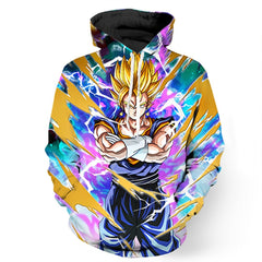 Dragon Ball Z Hoodies 3D Hooded Pullover Coats Sportswear Sweatshirt Dragonball Super Saiyan Son Goku Vegeta Outfit Outwear Tops - Vimost Shop