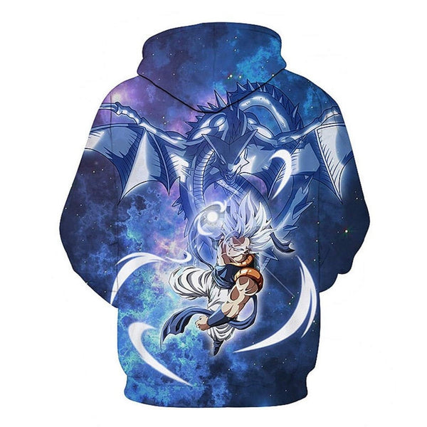Dragon Ball Z Hoodies 3D Hooded Pullover Coats Sportswear Sweatshirt Dragonball Super Saiyan Son Goku Vegeta Outfit Outwear Tops - Vimost Shop