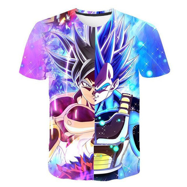 Dragon Ball Z Men's Summer T-shirts 3D Printing Super Saiyan Kid Black Zamasu Vegeta Jiren Dragonball T Shirt Tops Tees - Vimost Shop