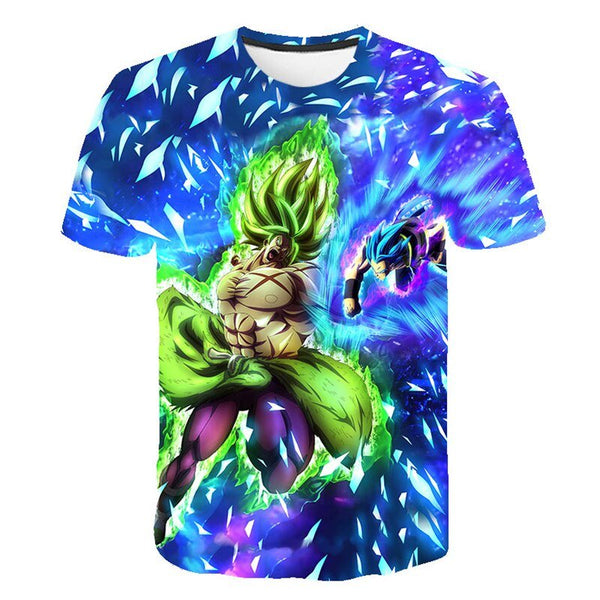 Dragon Ball Z Men's Summer T-shirts 3D Printing Super Saiyan Kid Black Zamasu Vegeta Jiren Dragonball T Shirt Tops Tees - Vimost Shop